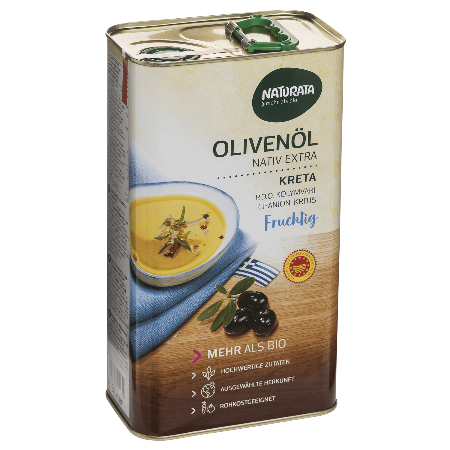 Olivenöl Kreta PDO nativ extra, Bulk, 3 l