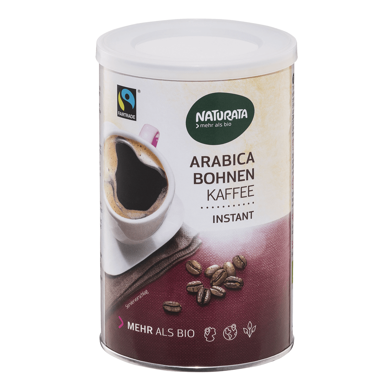 Arabica Bohnenkaffee, instant, Dose, 100 g