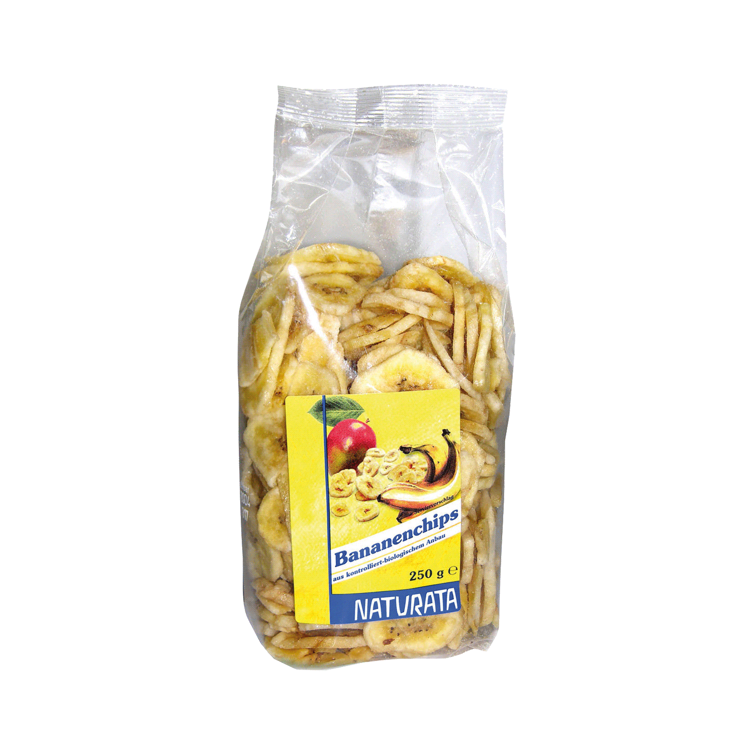 Bananenchips, frittiert, 250 g