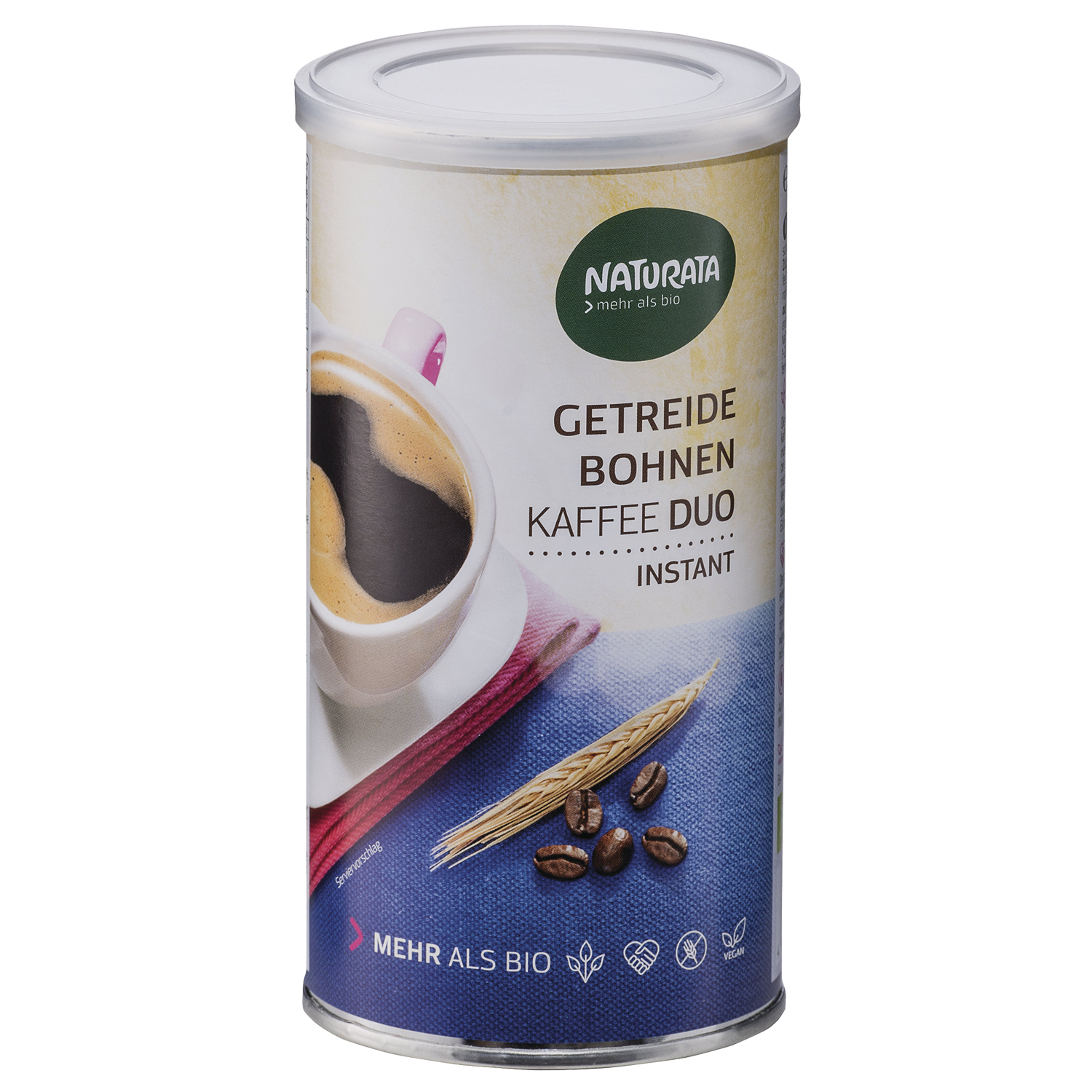 Getreide-Bohnenkaffee Duo, instant, 100 g