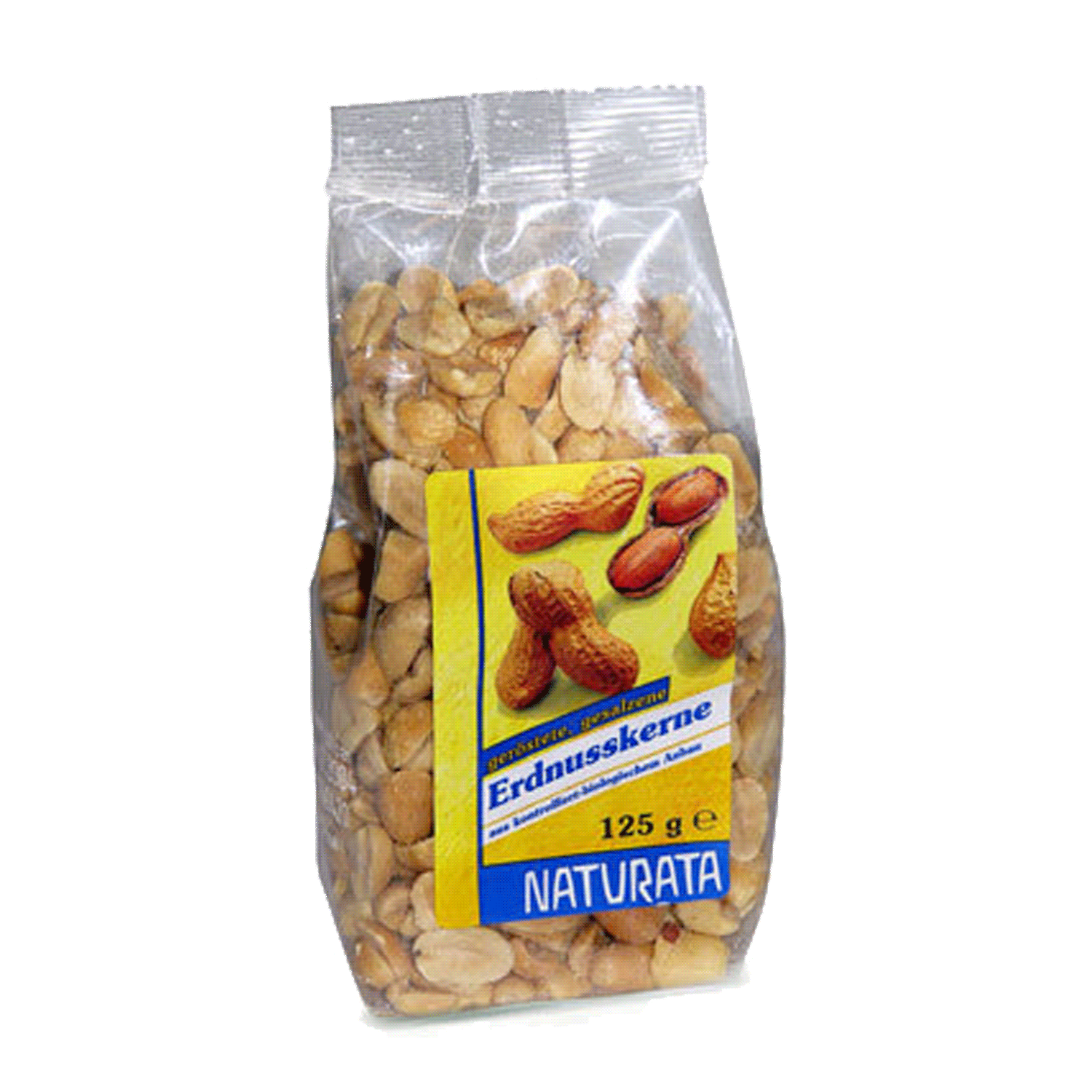 Erdnusskerne, geröstet und gesalzen, 125 g