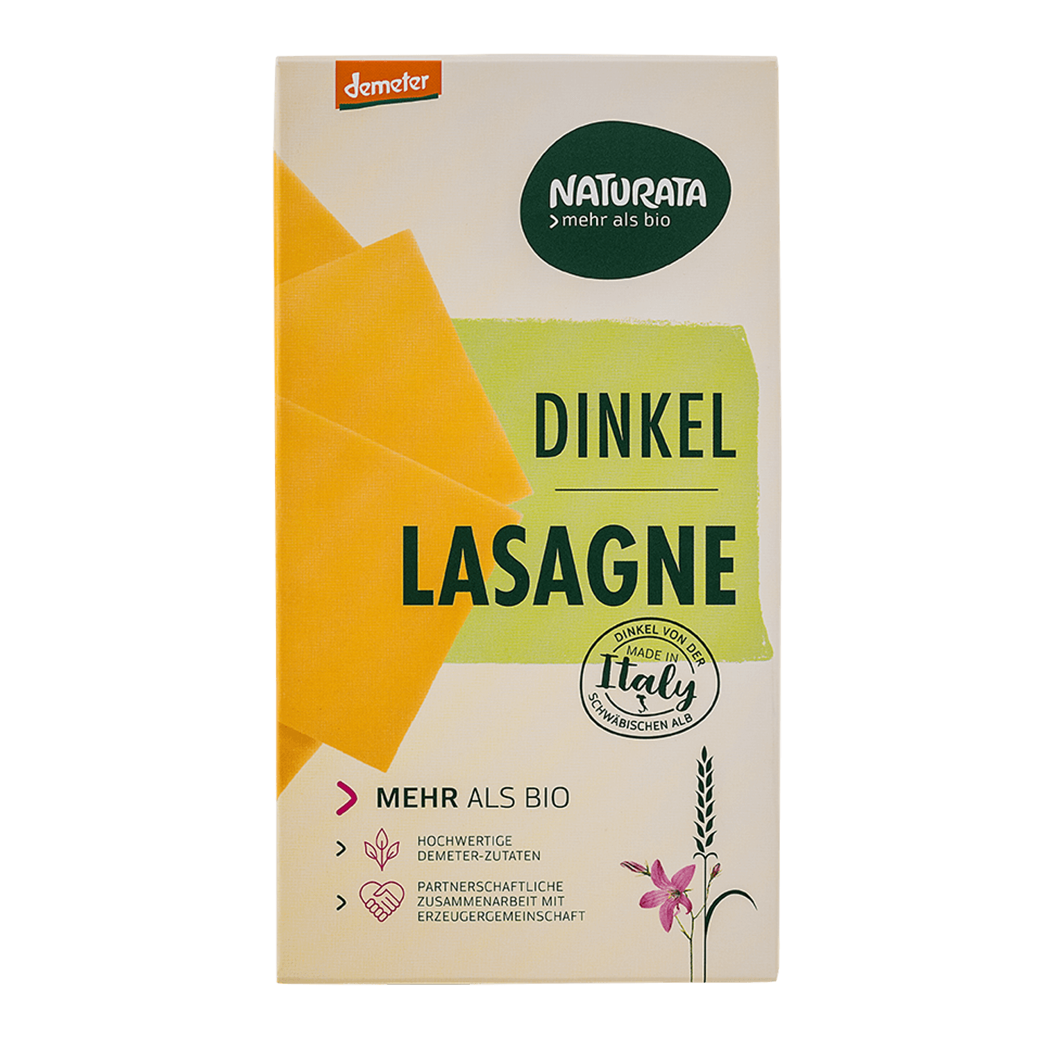 Lasagne, Dinkel hell, 250 g